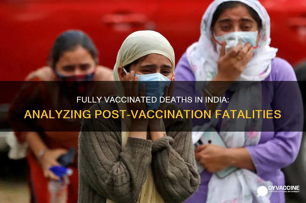 how many have died after being fully vaccinated in india