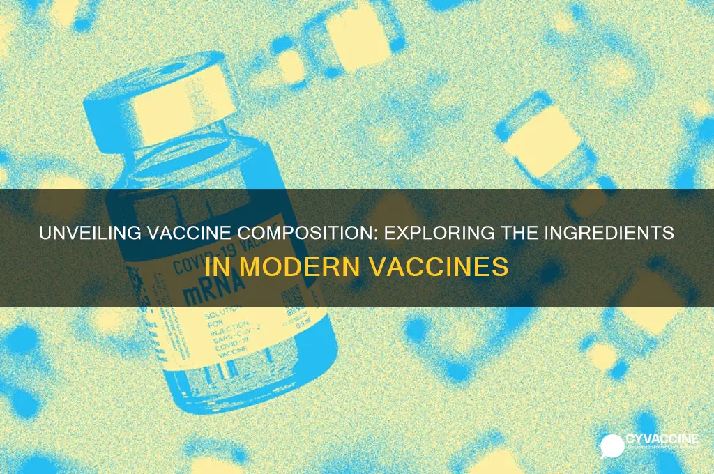 how many ingredients are in vaccines