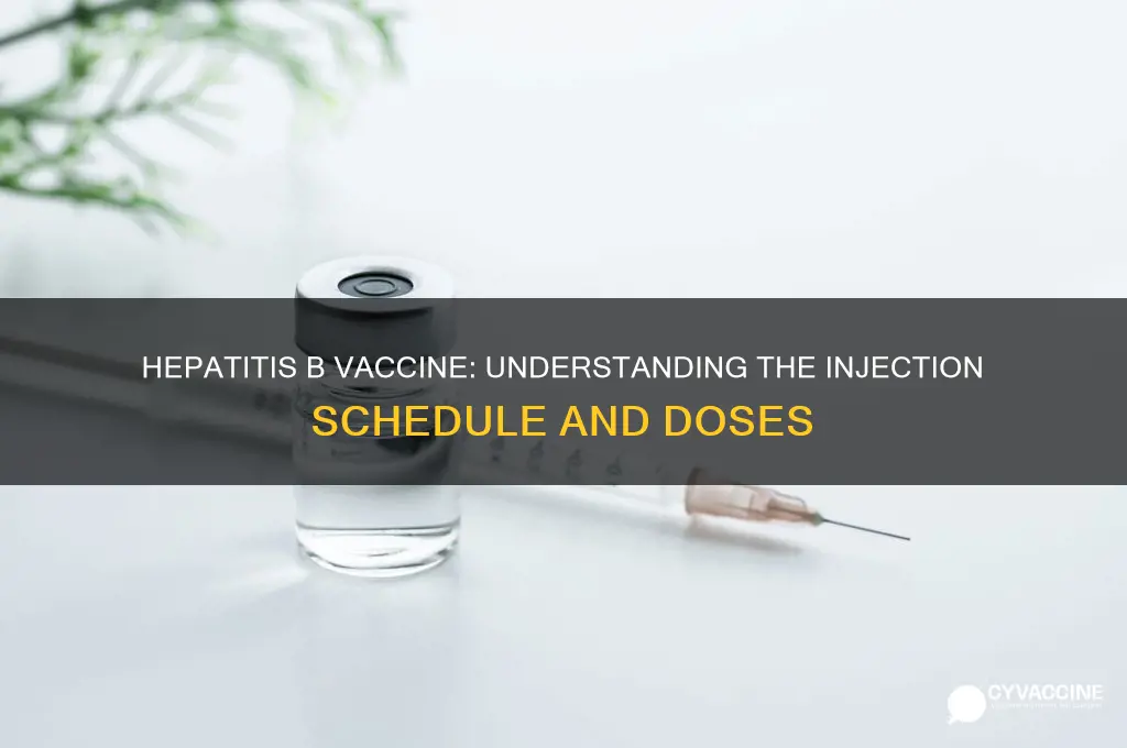how many injections are involved with the hepatitis b vaccine