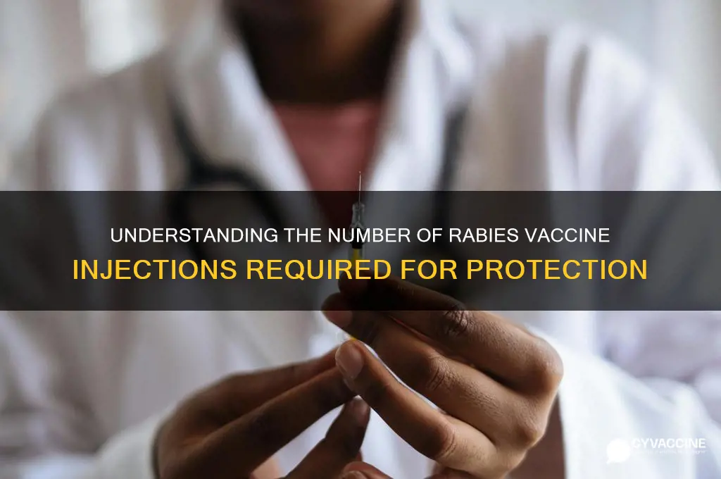 how many injections for rabies vaccine