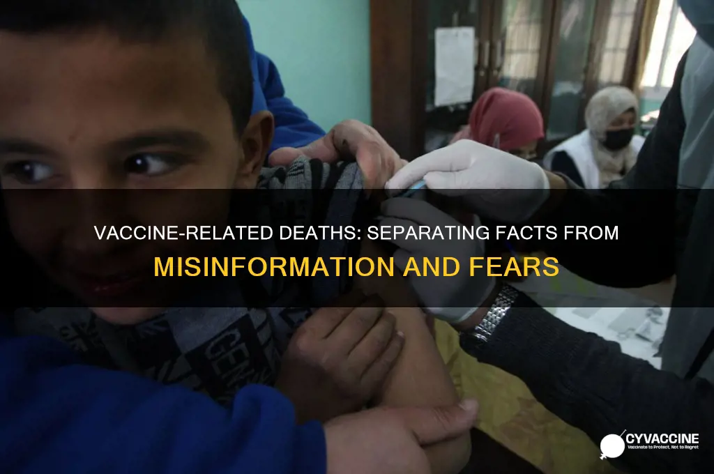 how many killed by shots vaccine