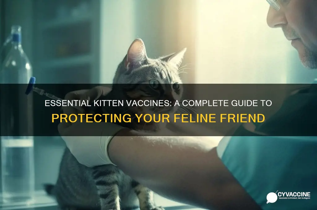 how many kitten vaccines are there