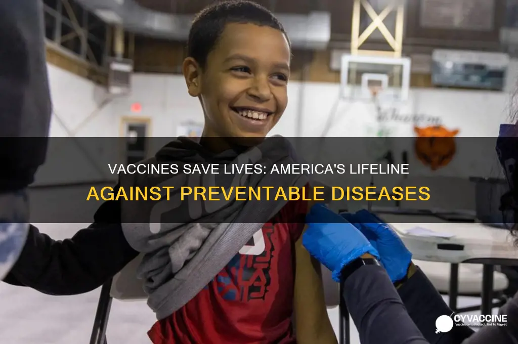 how many lives do vaccines save in america