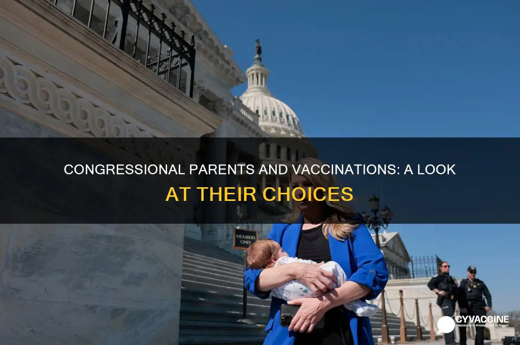 how many members of congress vaccinate their kids