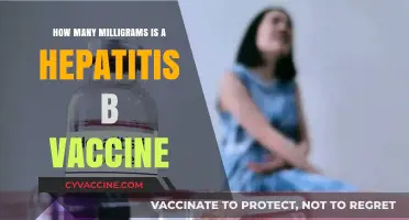 Hepatitis B Vaccine Dosage: Understanding Milligram Amounts for Protection