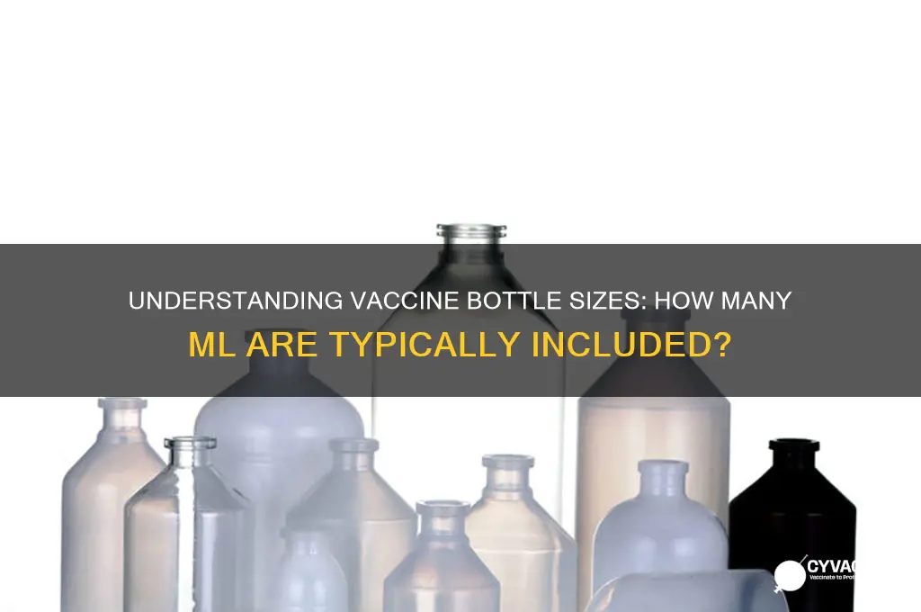 how many ml in vaccine bottle