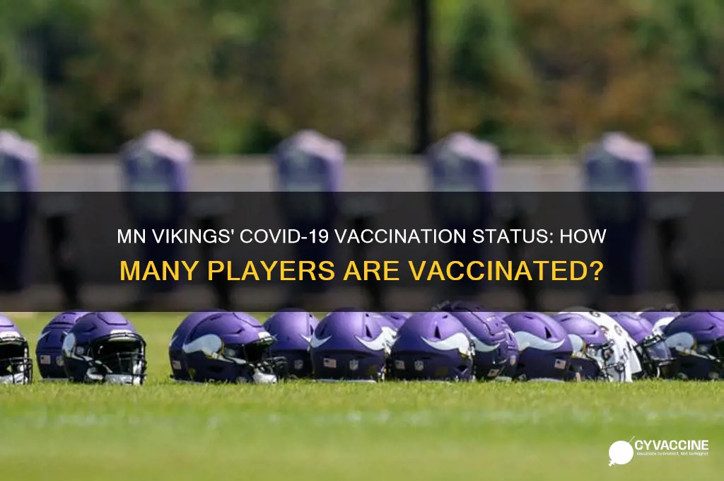 how many mn vikings are vaccinated