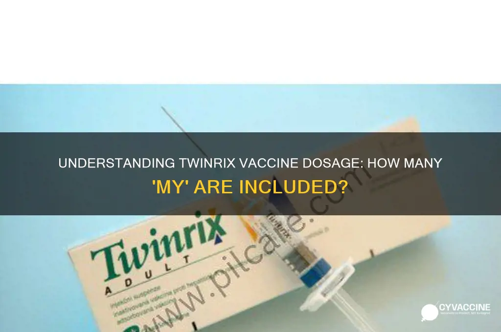 how many my in twinrix vaccine
