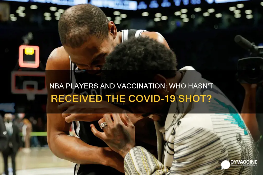 how many nba players have not been vaccinated