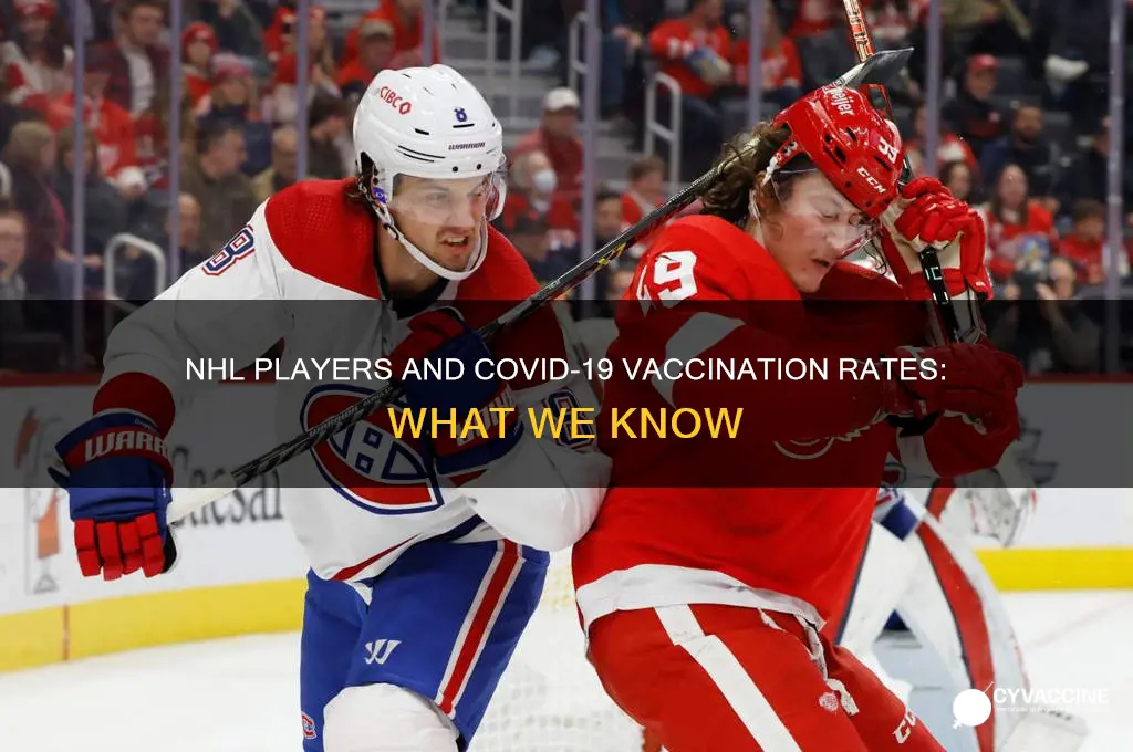 how many nhl players are vaccinated