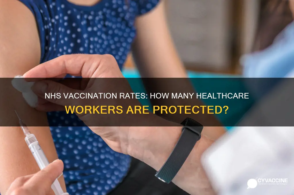 how many nhs workers are vaccinated