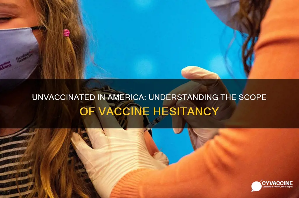 how many not vaccinated in usa
