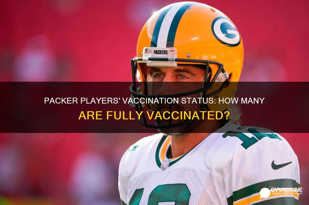 how many packer players are vaccinated