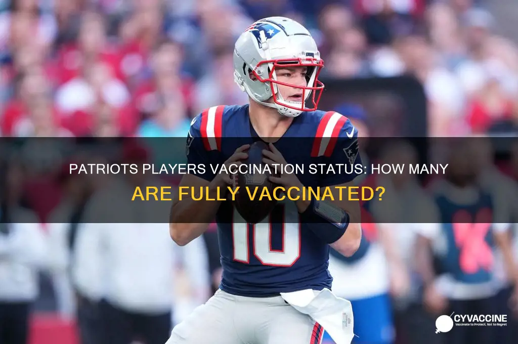 how many patriots players are vaccinated