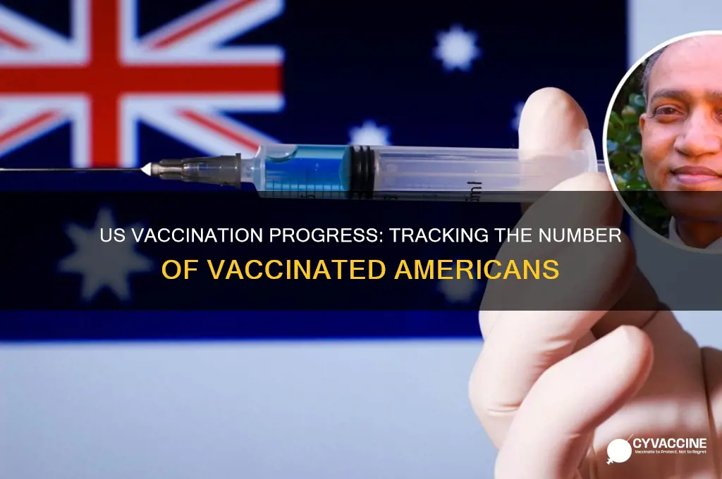 how many peiple vaccinated in us