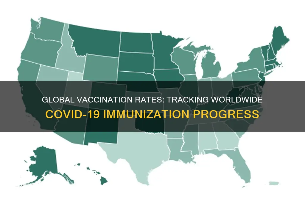 how many percent are vaccinated in the world