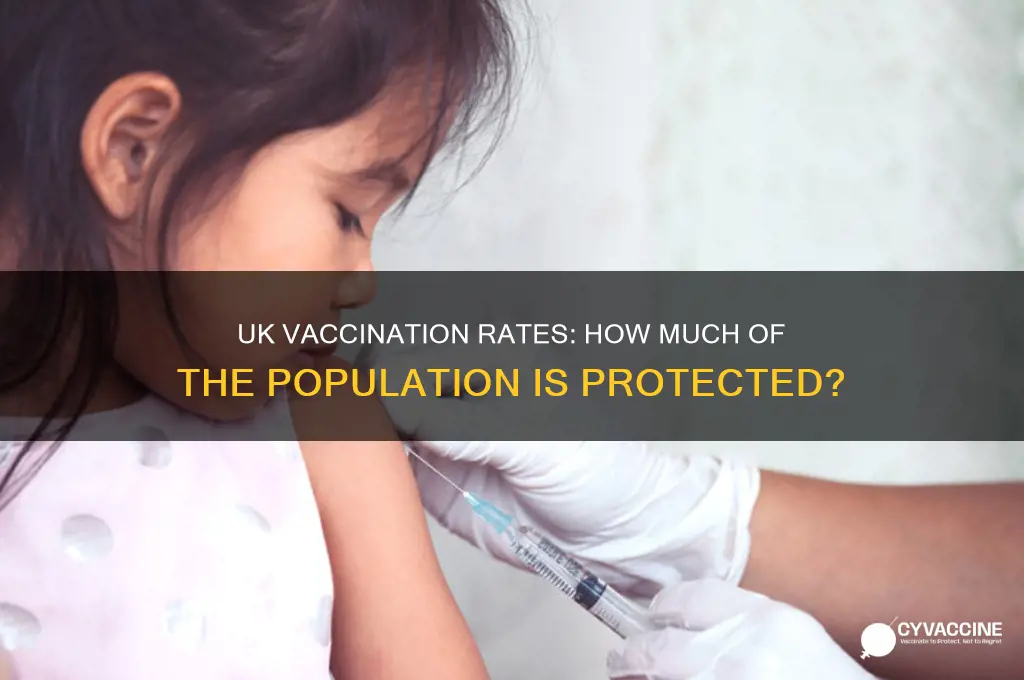 how many percent of the uk is vaccinated