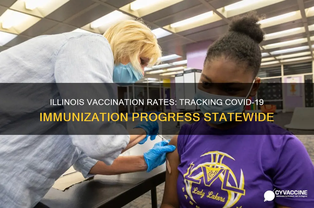 how many percent vaccinated in illinois