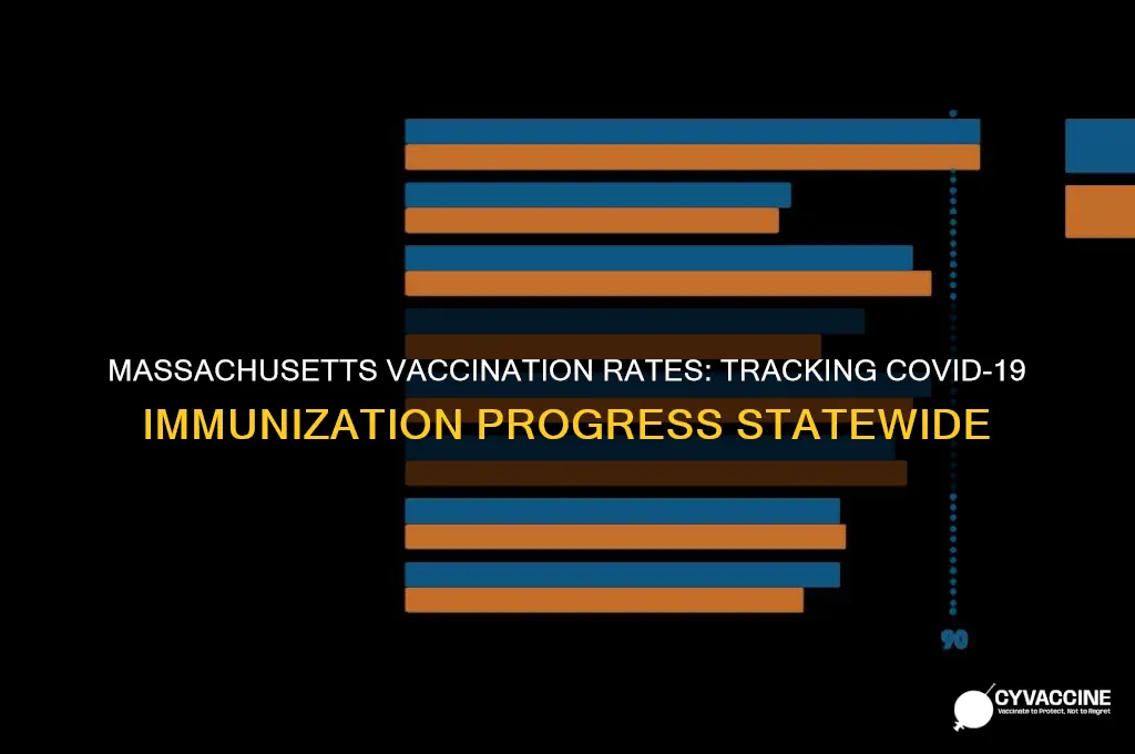 how many percent vaccinated in massachusetts