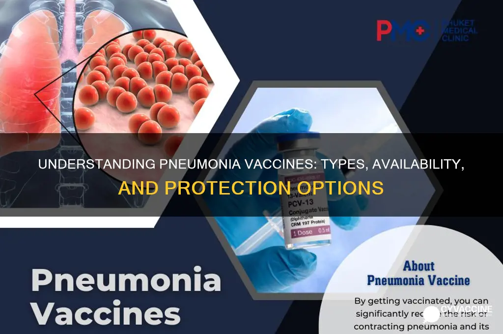 how many pneumonia vaccines are there