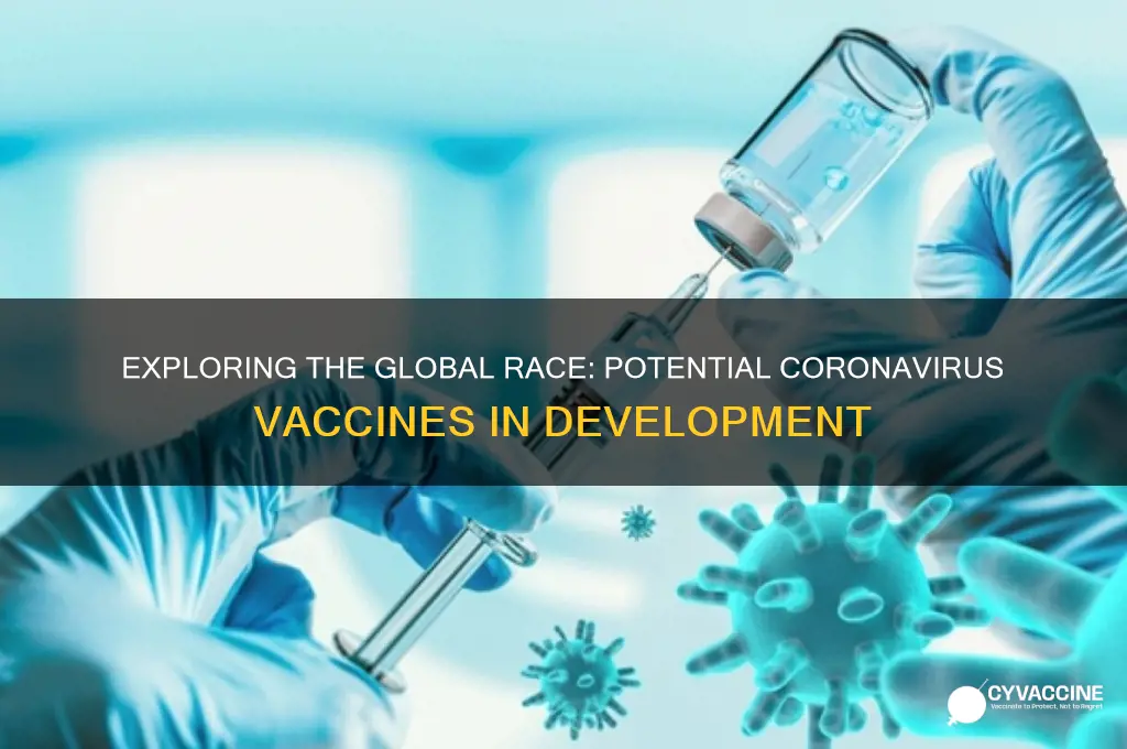 how many potential coronavirus vaccines are in development
