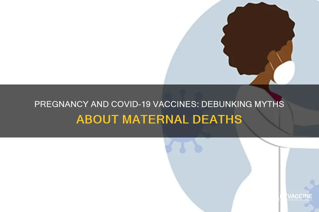 how many pregnant women have died from the vaccine