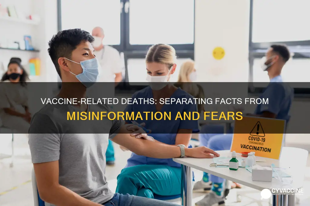 how many prople have died from the vaccine