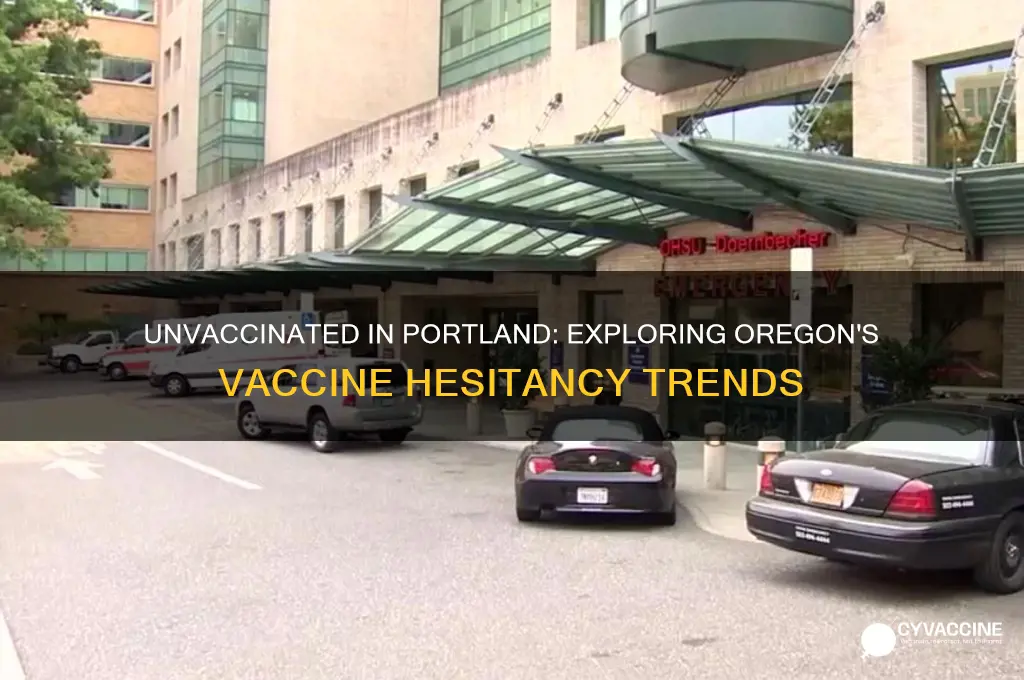 how many pwople in portland oregon dont vaccinate