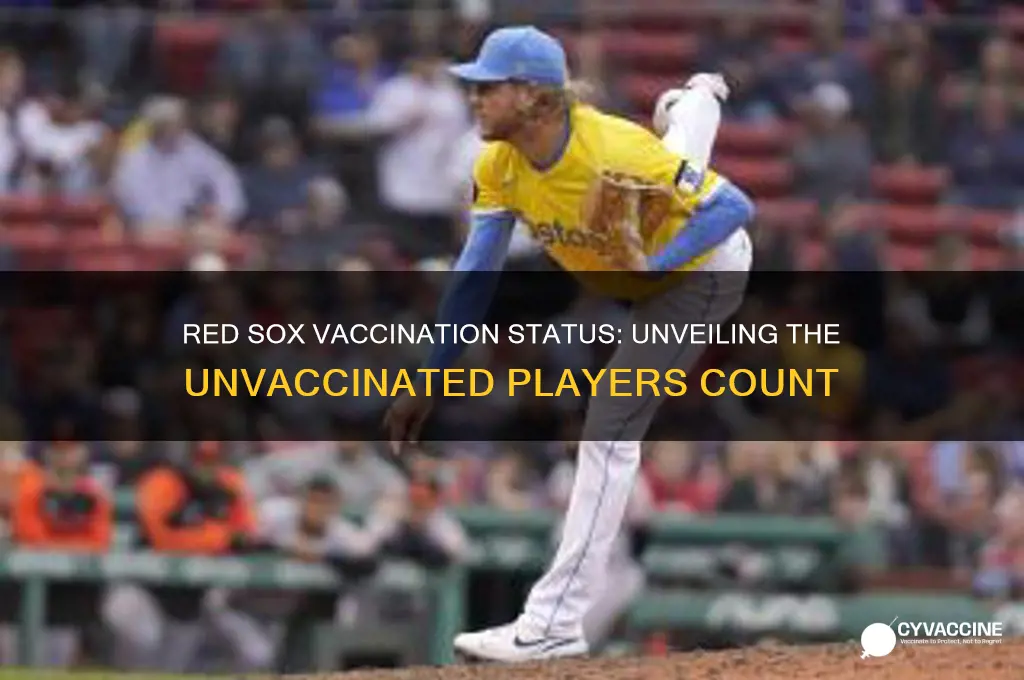 how many red sox players are not vaccinated