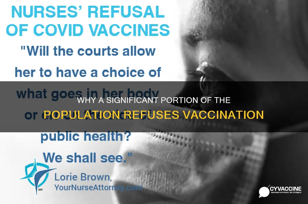 how many refuse to be vaccinated