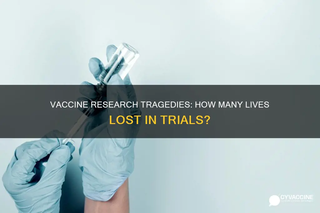 how many research have died vaccine
