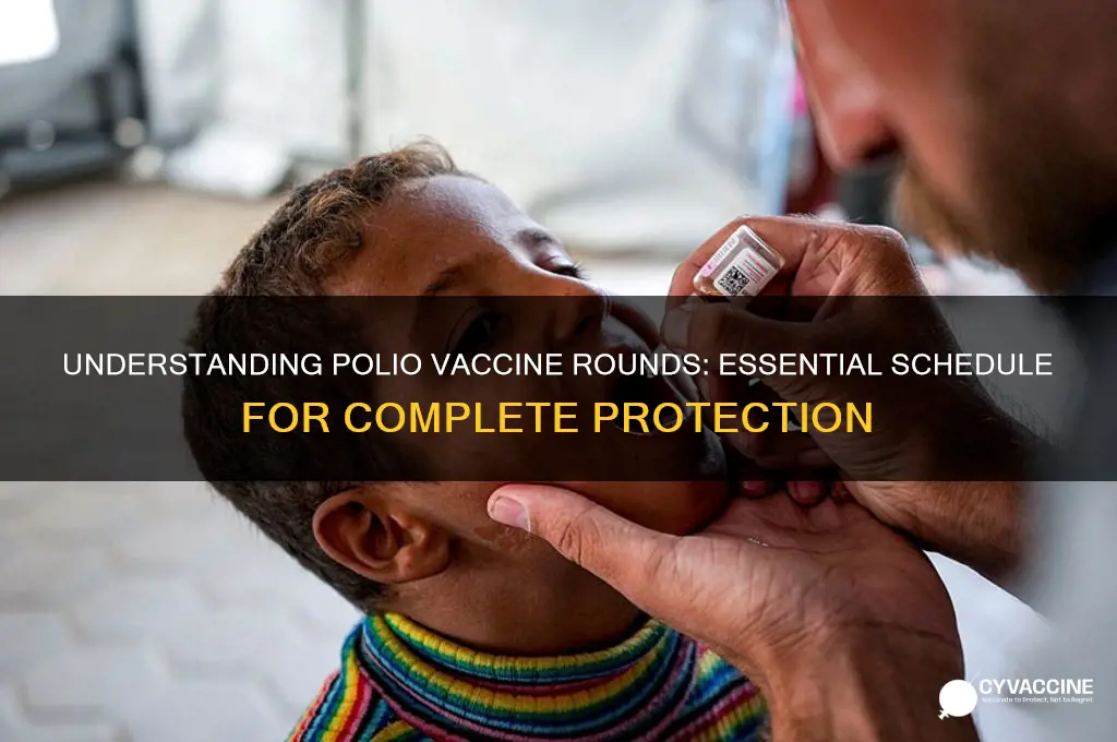 how many rounds of polio vaccine