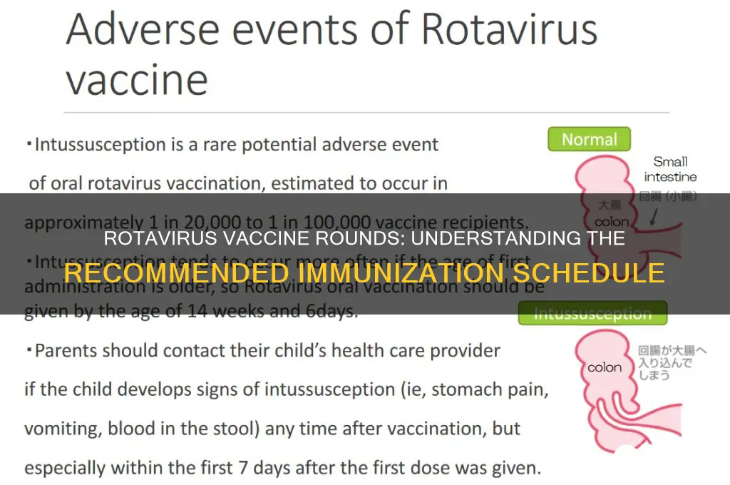 how many rounds of rotavirus vaccine