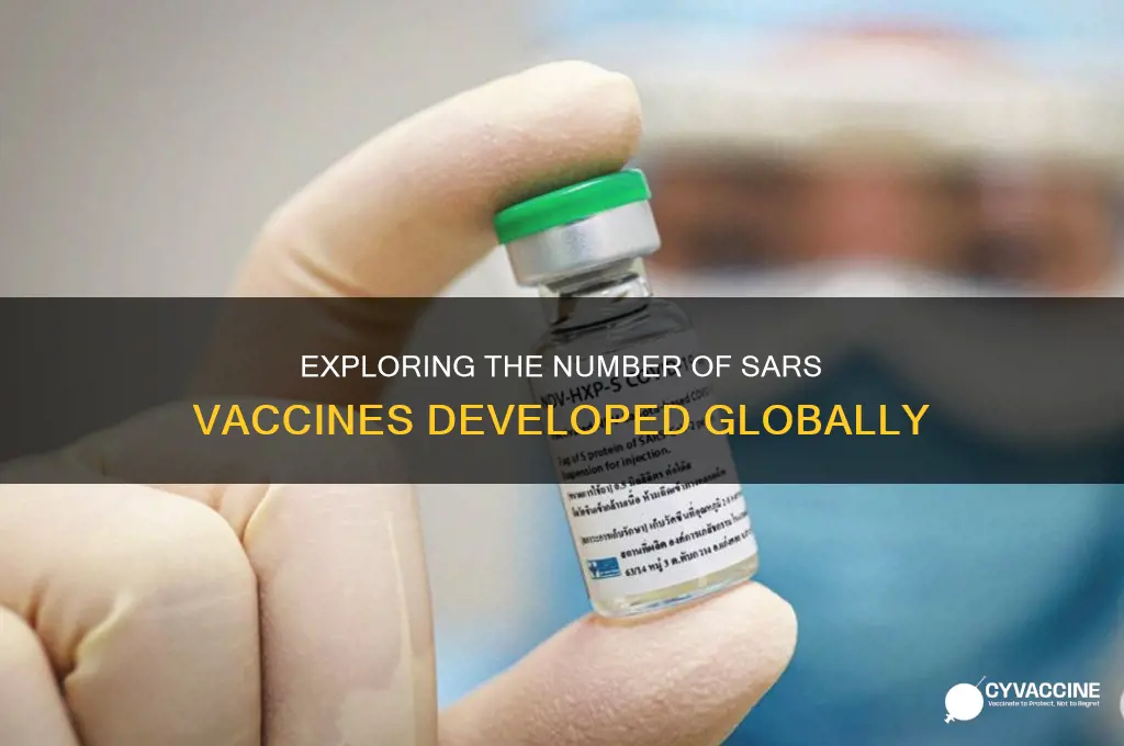 how many sars vaccines are there
