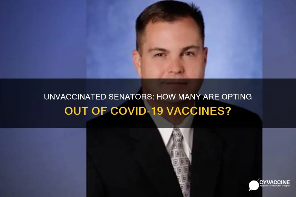 how many senators are not vaccinated
