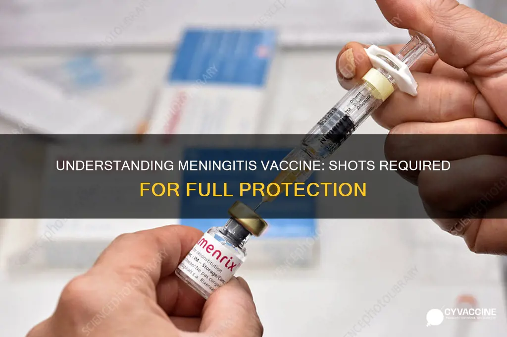 how many shots are in the meningitis vaccine