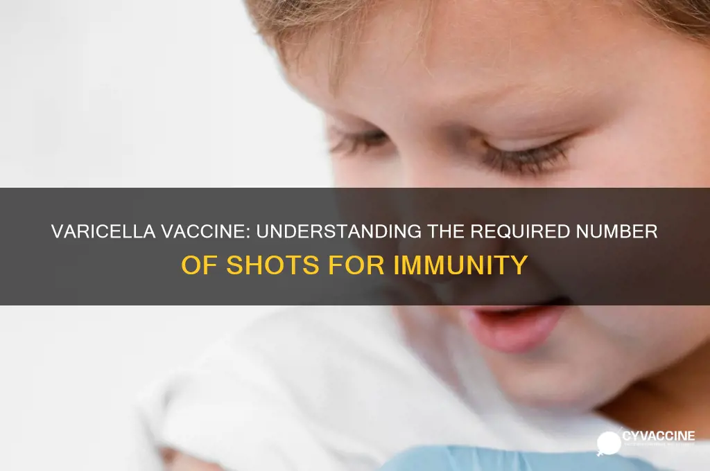 how many shots for varicella vaccine