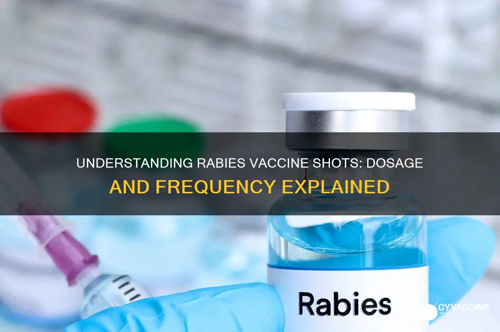 how many shots is rabies vaccine