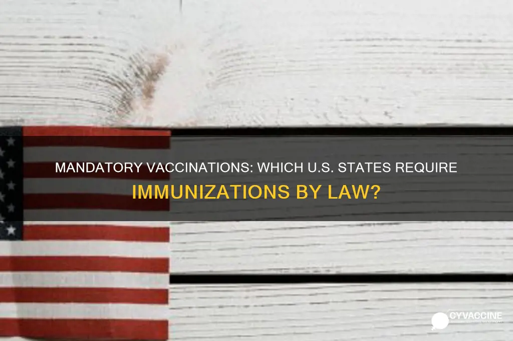 how many states have mandatory vaccinations