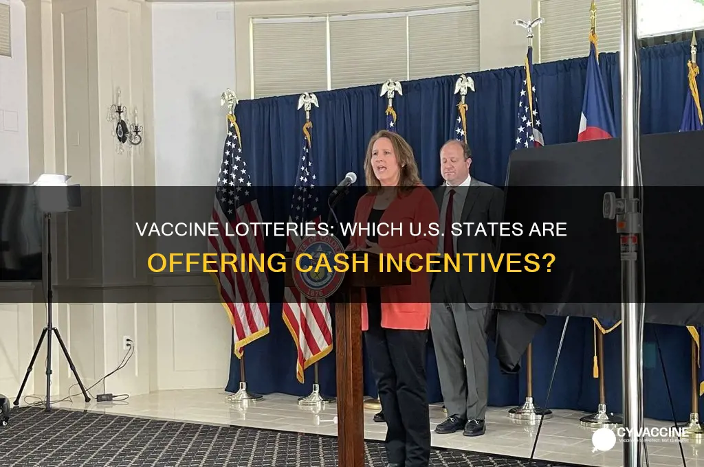 how many states have vaccine lotteries