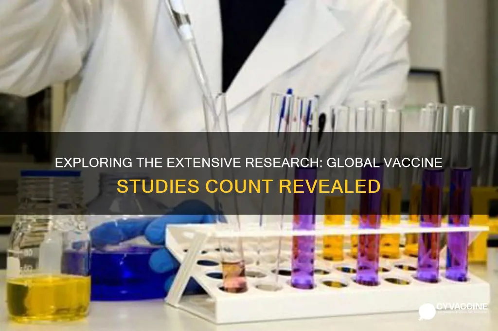 how many studies have been done on vaccines