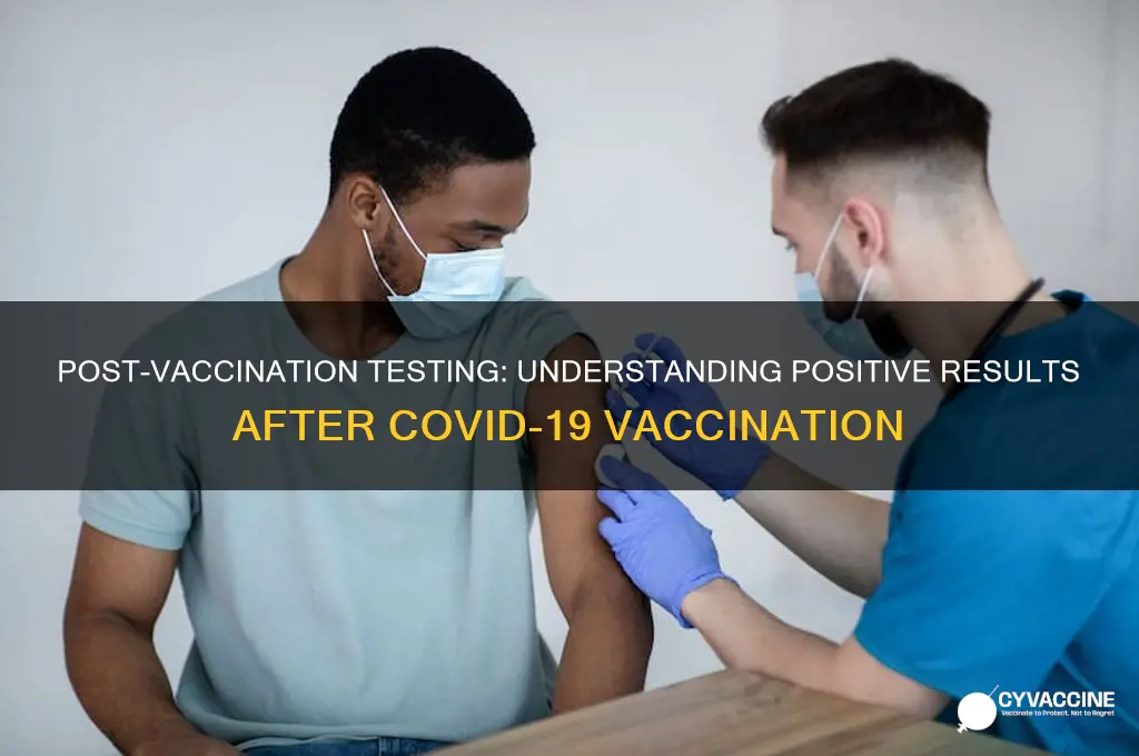 how many test positive after vaccine