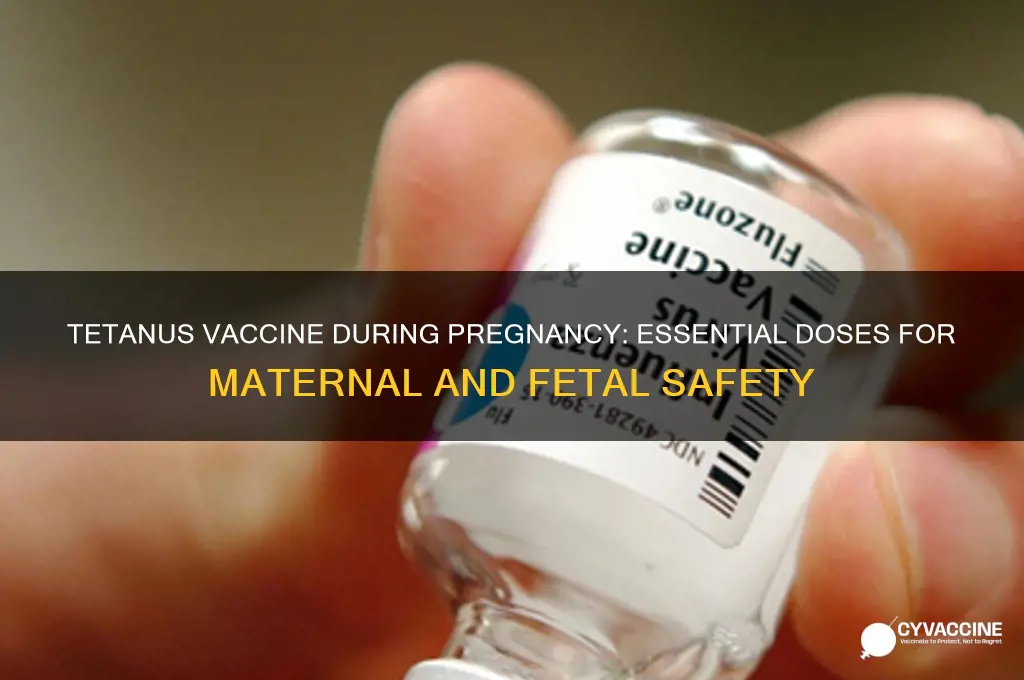 how many tetanus vaccine during pregnancy