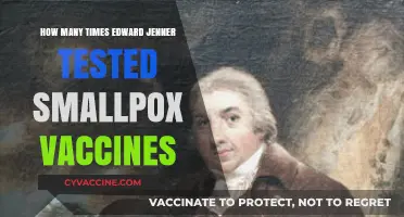 Edward Jenner's Smallpox Vaccine Trials: Frequency and Impact