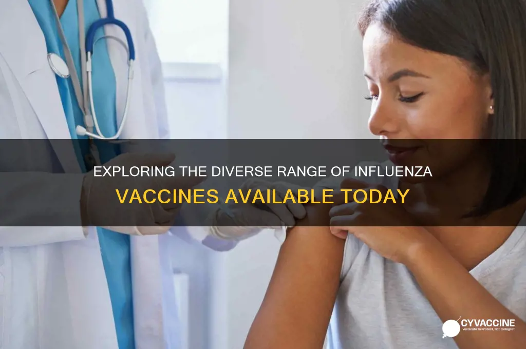 how many types of influenza vaccines are there