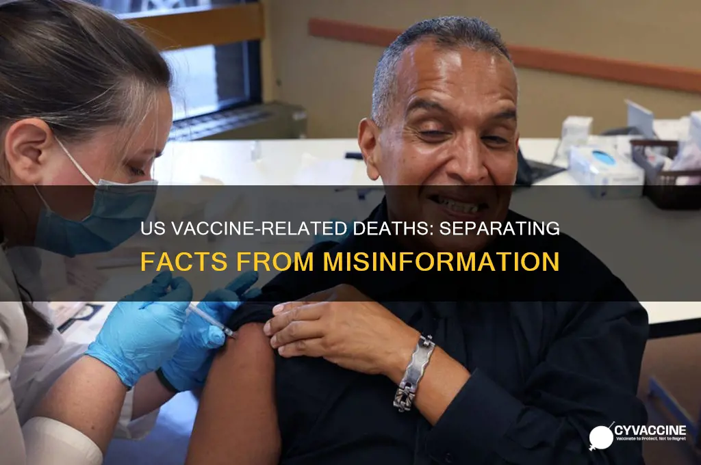how many us deaths from vaccine