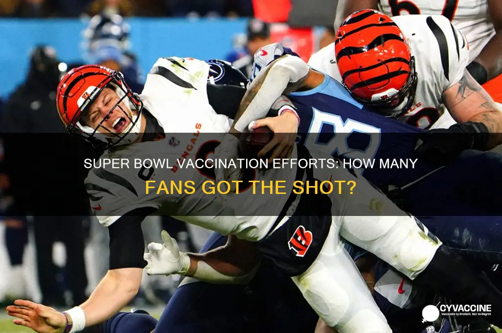 how many vaccinated at super bowl