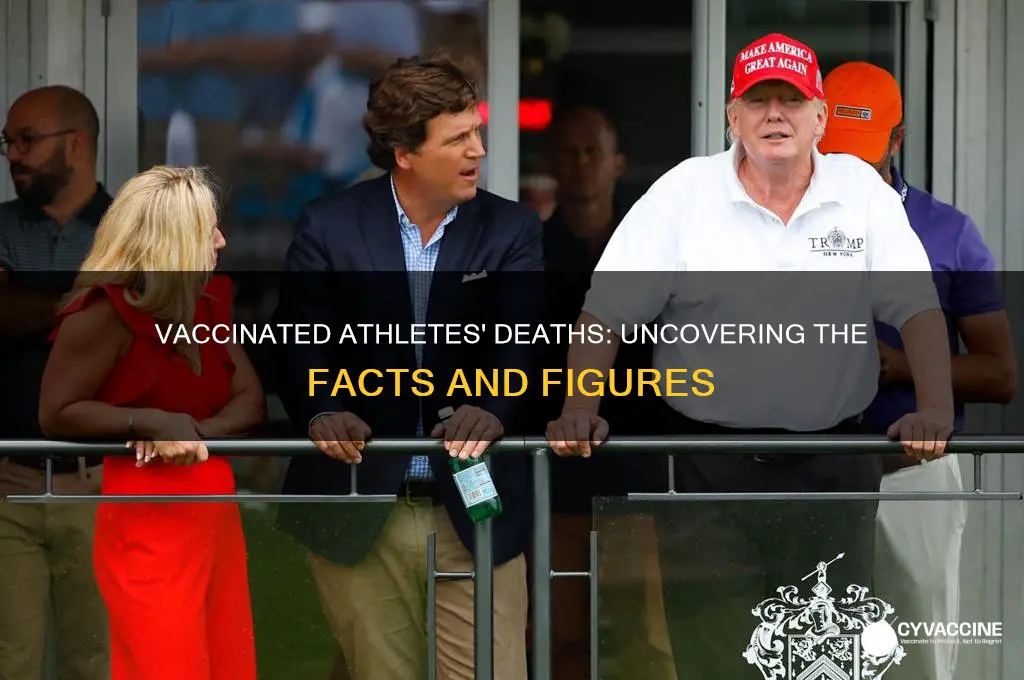how many vaccinated athletes have died
