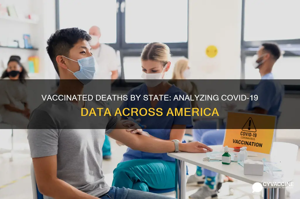 how many vaccinated deaths by state