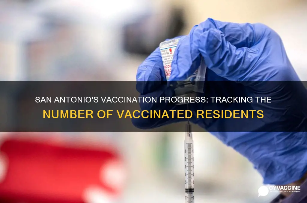 how many vaccinated in san antonio
